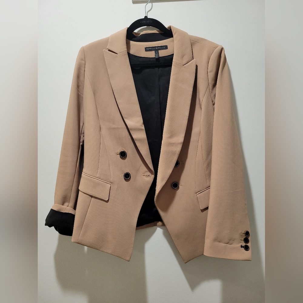 WHBM Tan Blazer Size 12